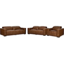 ralston dark brown  pc living room   