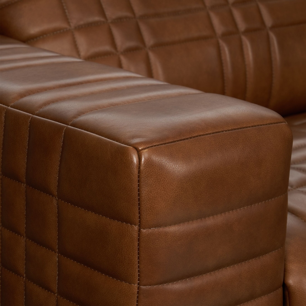 ralston dark brown loveseat   