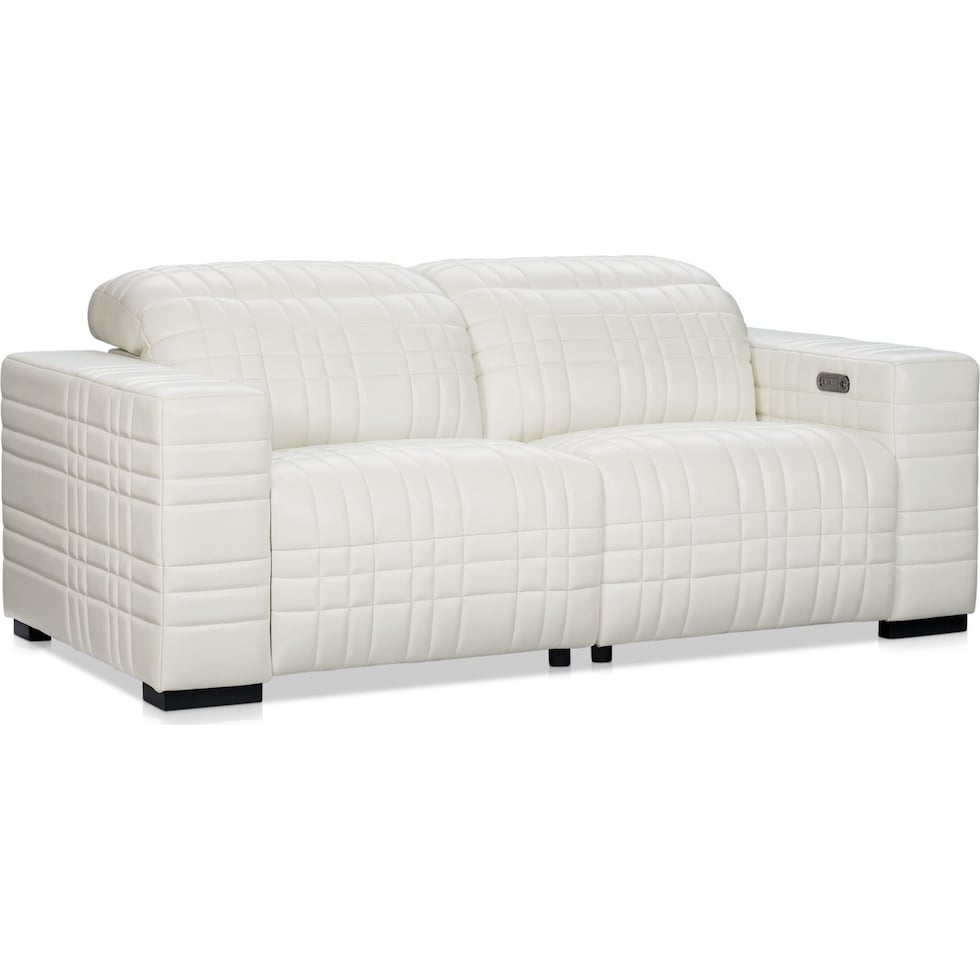 ralston white loveseat   