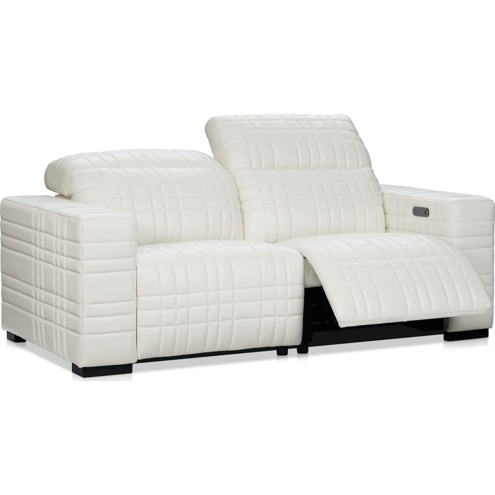 ralston white loveseat   