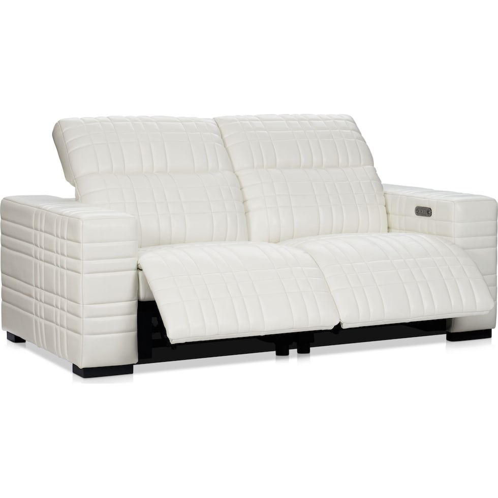 ralston white loveseat   