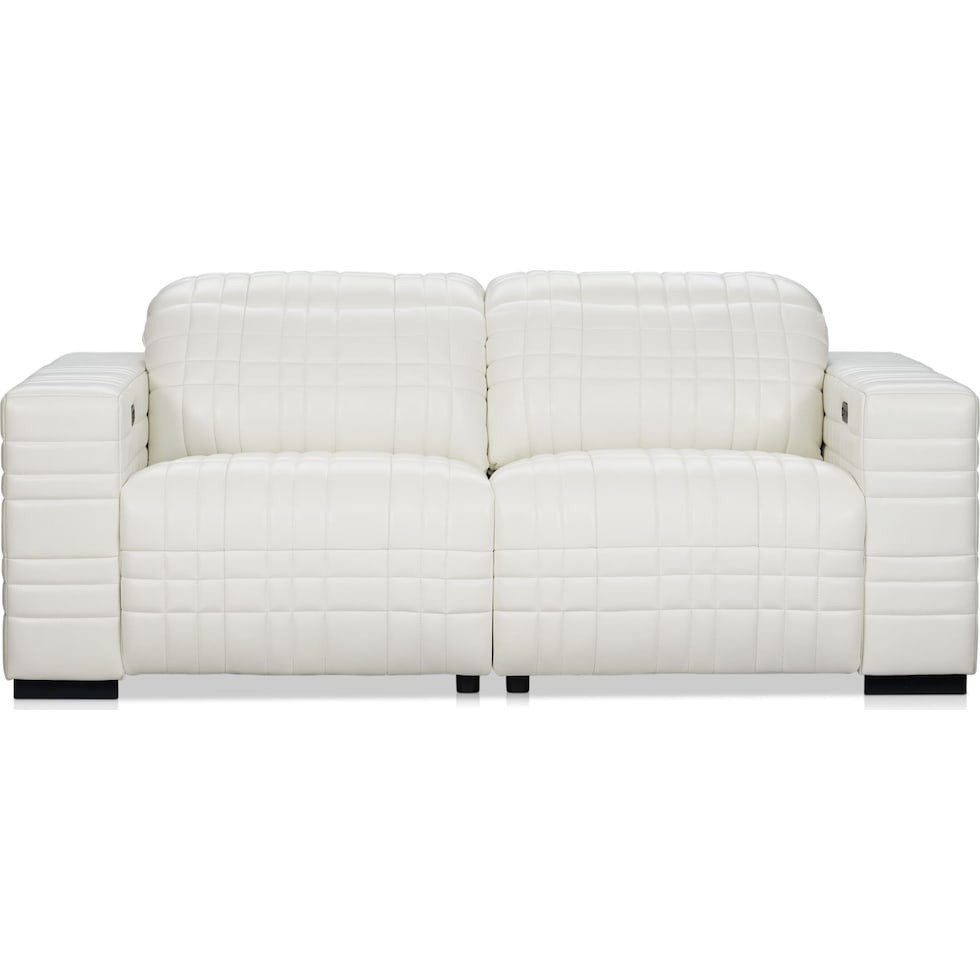 ralston white loveseat   