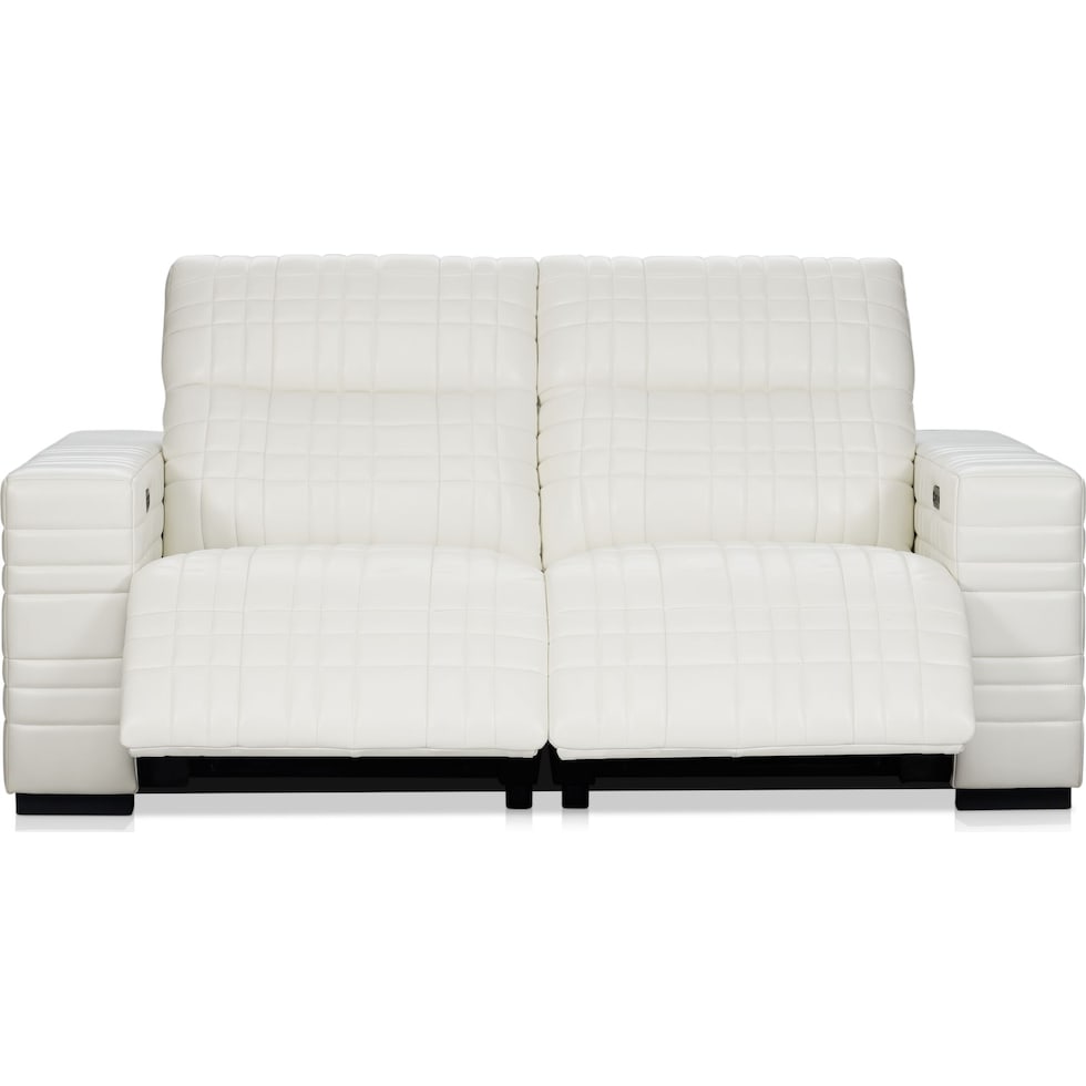 ralston white loveseat   