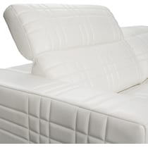 ralston white loveseat   