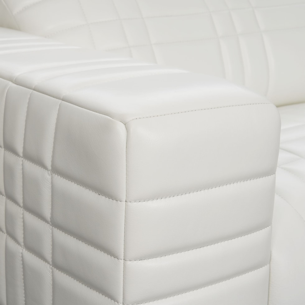 ralston white loveseat   