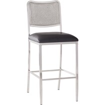 ramses silver bar stool   