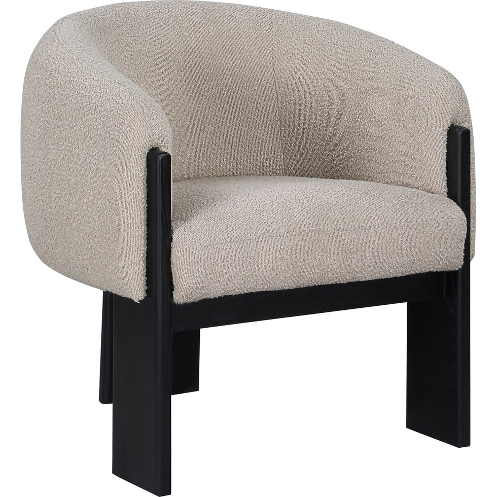 ramsey neutral accent chair   