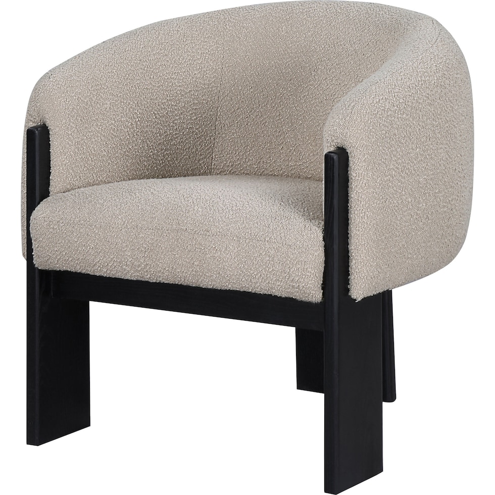 ramsey neutral accent chair   