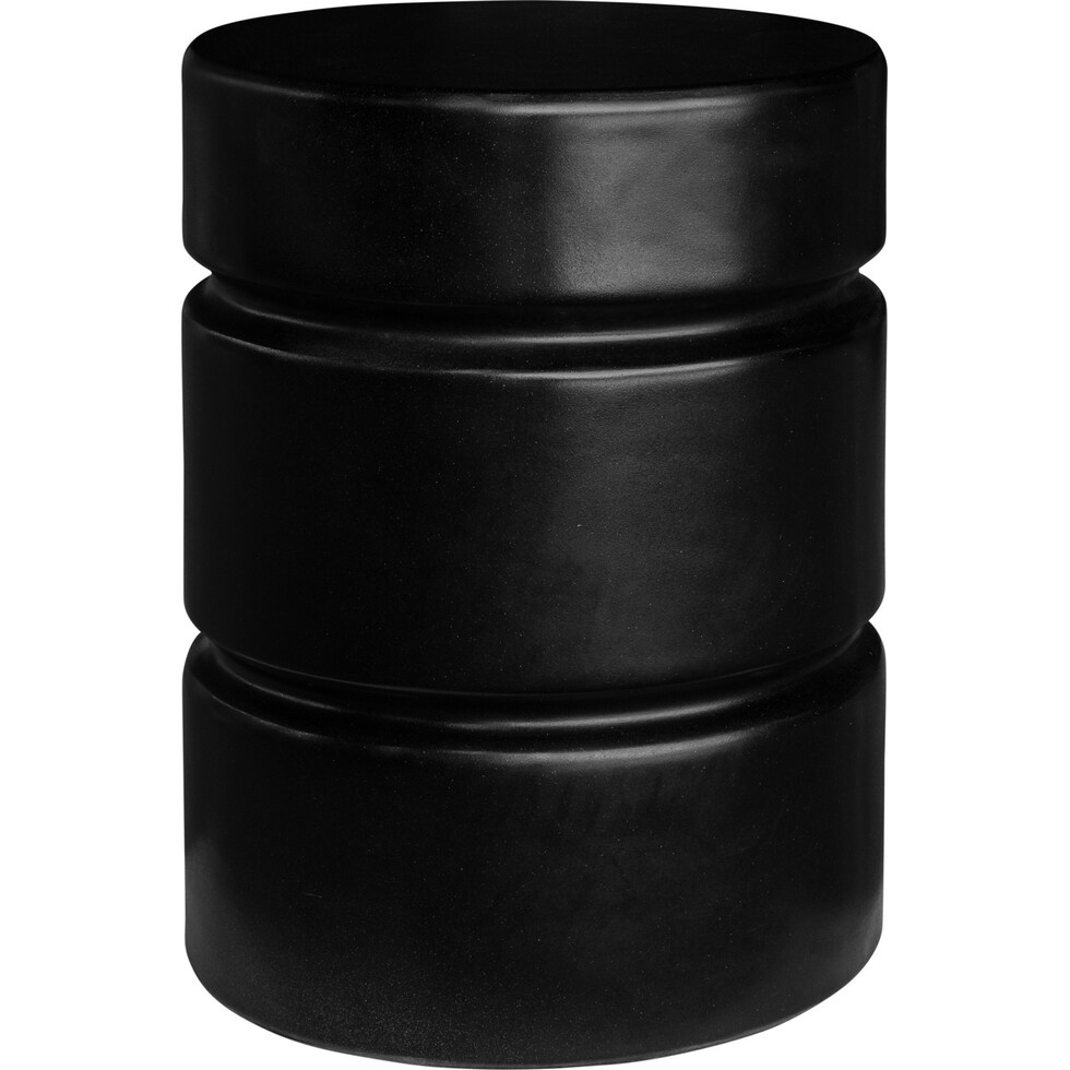 randall black end table   