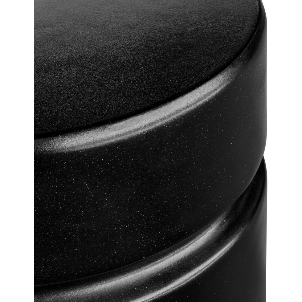 randall black end table   