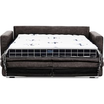 randall dark brown queen sleeper sofa   
