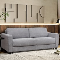 randall gray queen sleeper sofa   