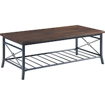 randozer dark brown  pc occasional tables   