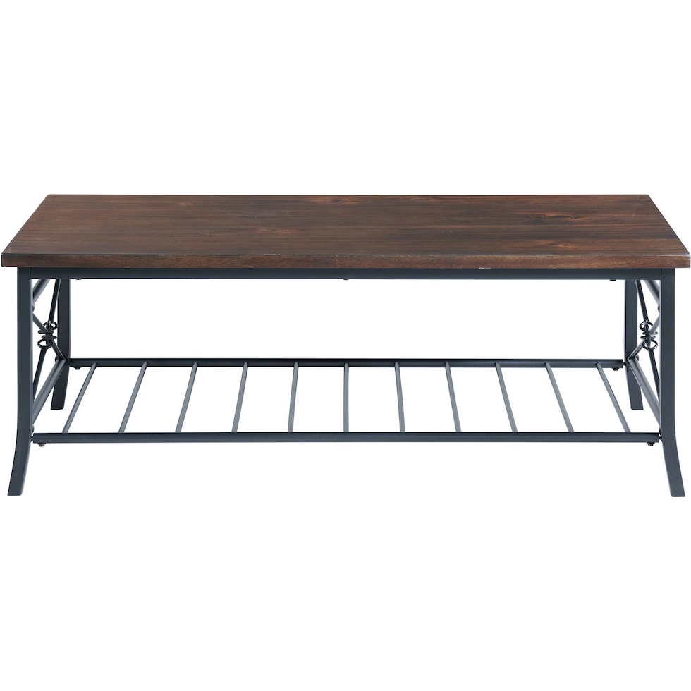 randozer dark brown  pc occasional tables   