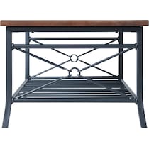 randozer dark brown  pc occasional tables   