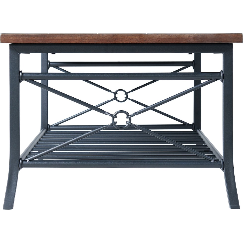 randozer dark brown  pc occasional tables   