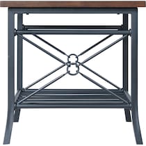 randozer dark brown  pc occasional tables   