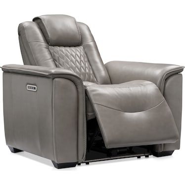 Randy Triple-Power Recliner - Gray