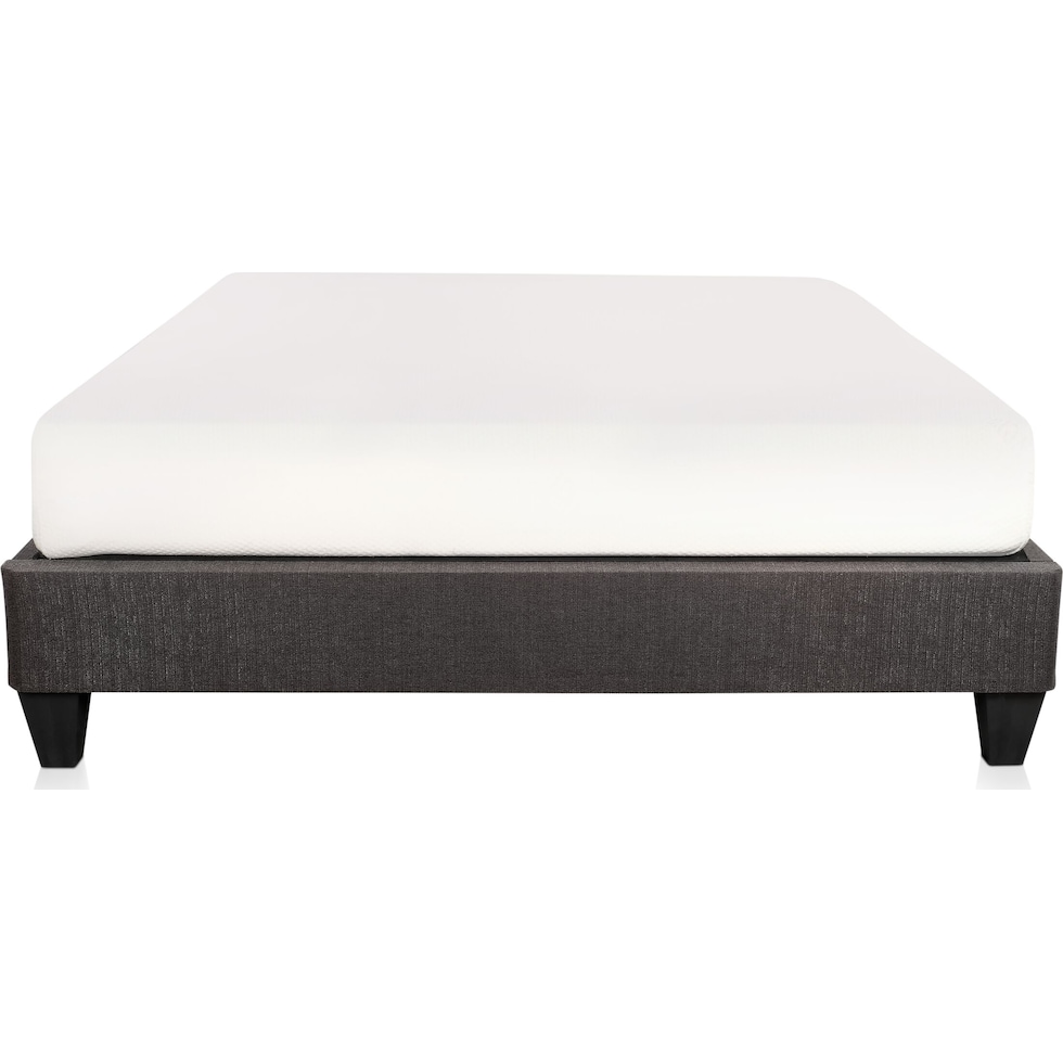rapid gray full bed frame   