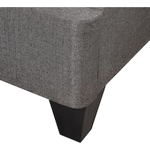 rapid gray full bed frame   