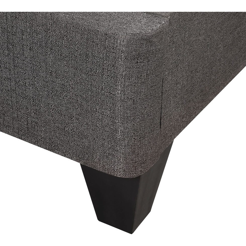 rapid gray full bed frame   