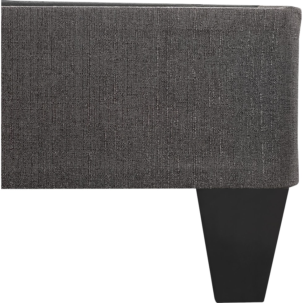 rapid gray full bed frame   