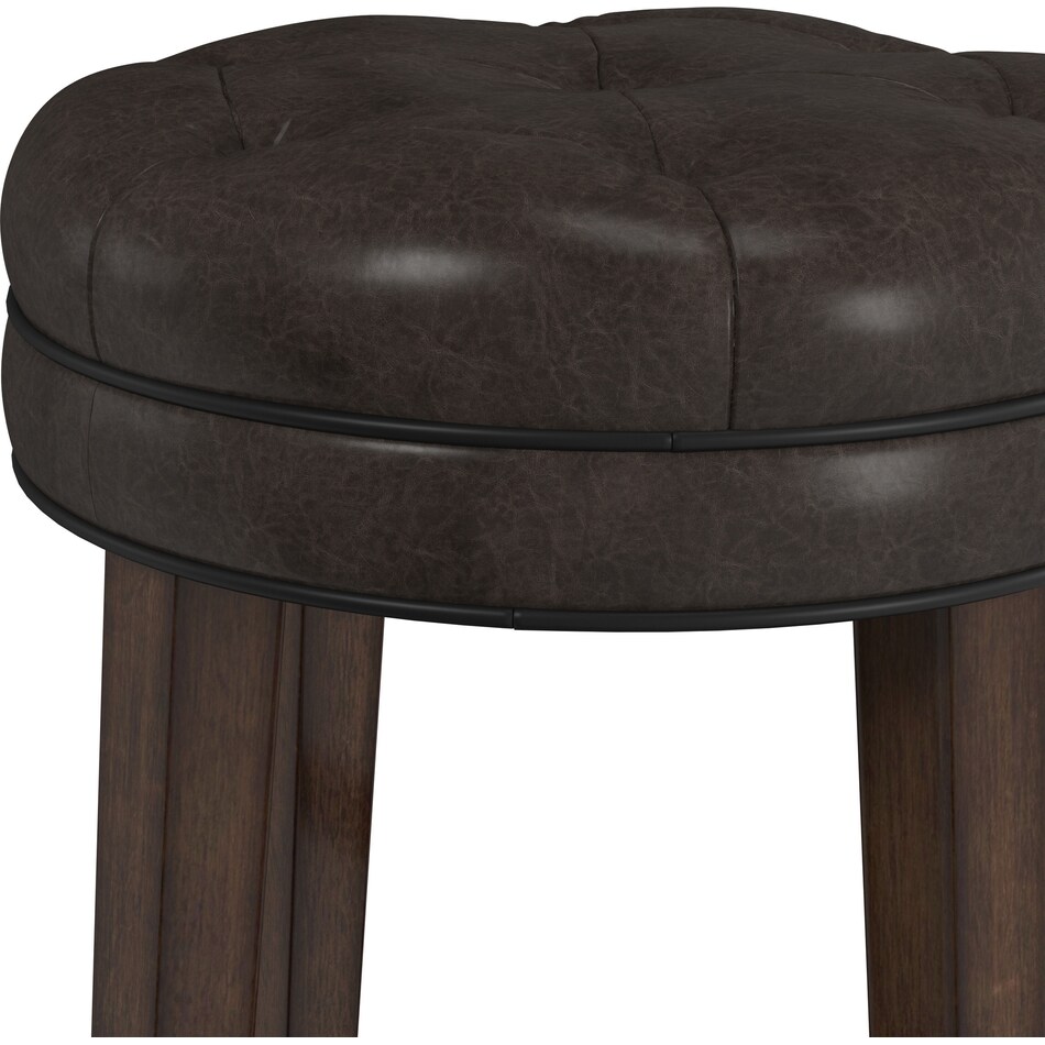 ravello gray brown bar stool   