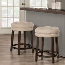 ravello white counter height stool   