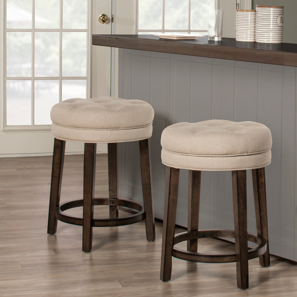 ravello white counter height stool   