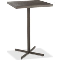 ravi dark brown adjustable bar table   