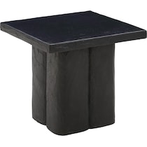ravine black side table   