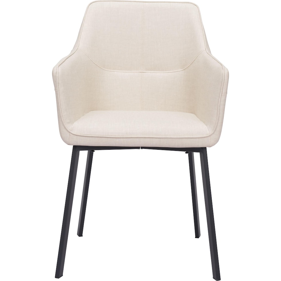 raymond white dining chair   