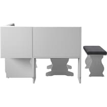 razz gray white corner nook   