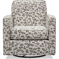reagan gray swivel chair   
