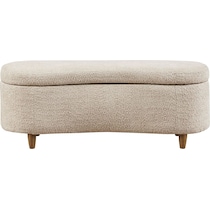 reagan light brown bench   