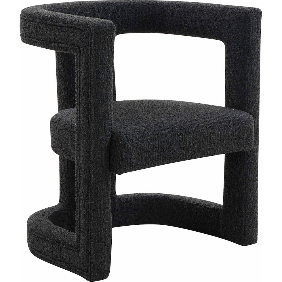 rebecca black accent chair   