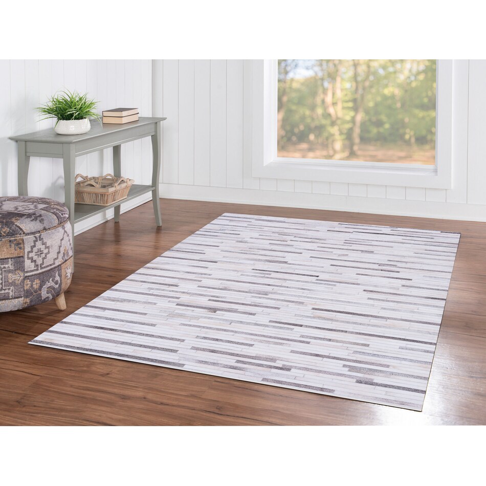 recto gray area rug  x    