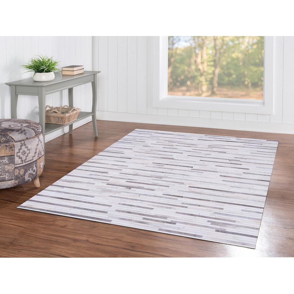 recto gray area rug  x    