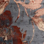 Begonia 5' X 8' Area Rug - Red and Gray