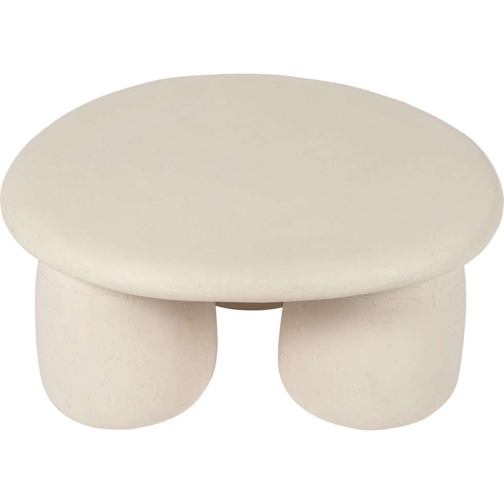 red river white coffee table   