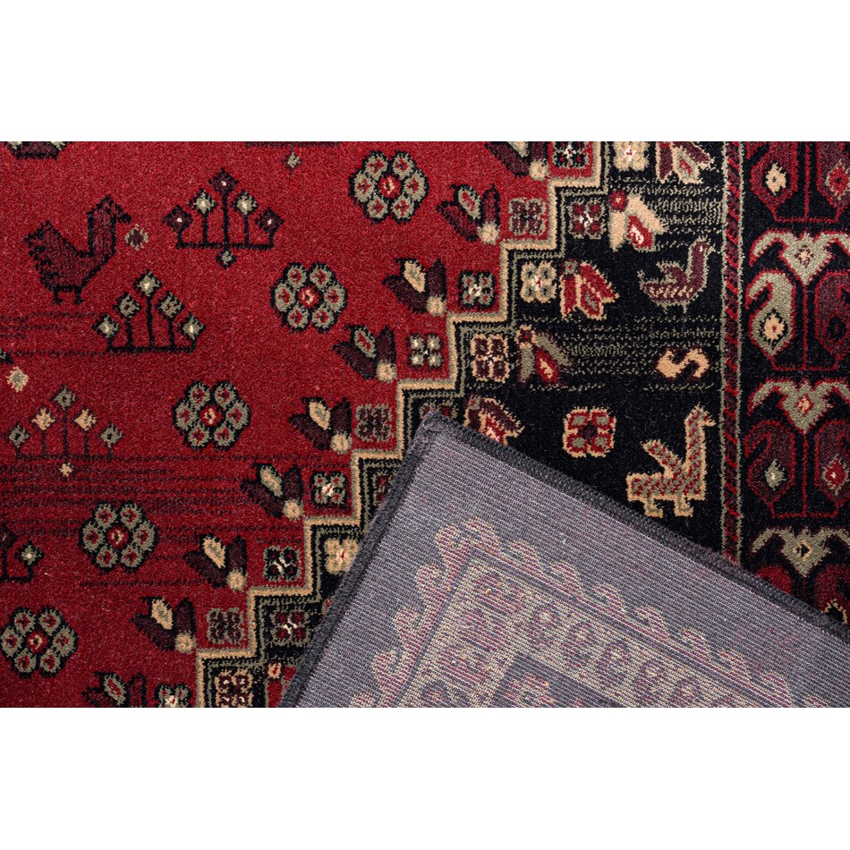 red black rug   
