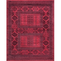 red black rug   