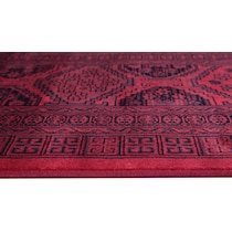 red black rug   