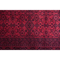 red black rug   