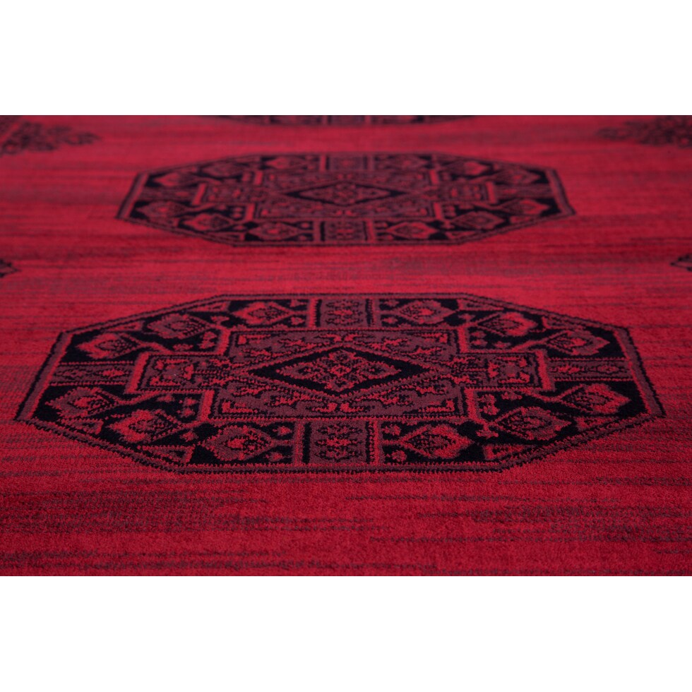 red black rug   