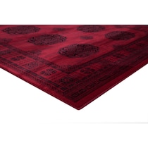red black rug   