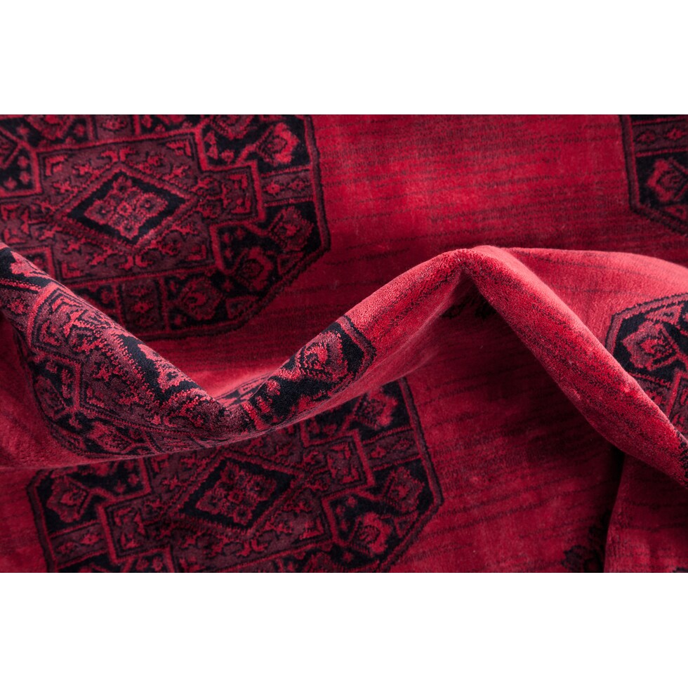 red black rug   