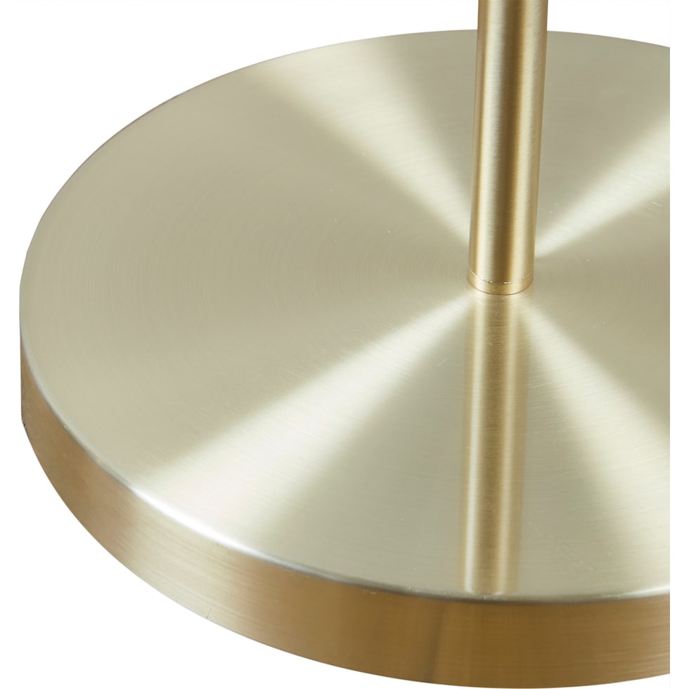 redondo gold floor lamp   