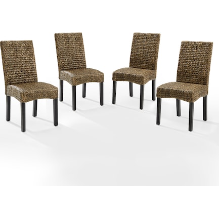 Reed Set of 4 Dining Chairs