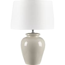 reena white table lamp   